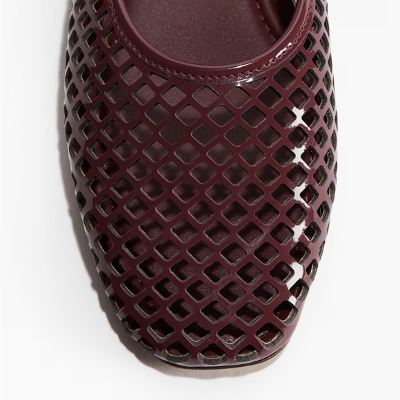 PERFORATED MARY JANE BALLET FLATS - Picture 4 of 7